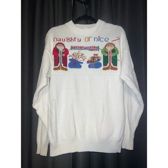 Ugly Christmas Sweater Xmas Size Medium Vintage - Picture 1 of 3
